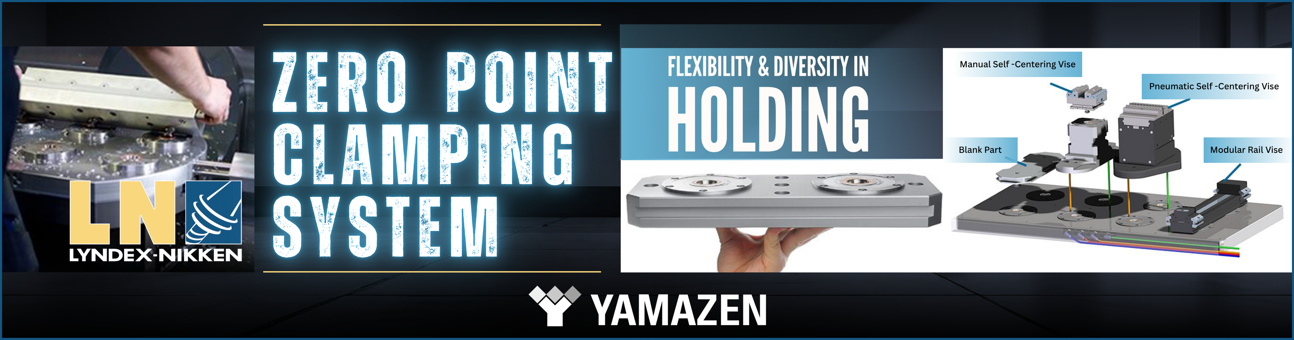 Lyndex-Nikken Zero Point Clamping | Reduce Setup Time | Yamazen